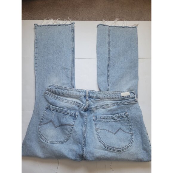 Cleo & Wolf High Rise Bootcut Lightwash Jeans Size 34 x32 Festival Bohemain - Picture 9 of 9